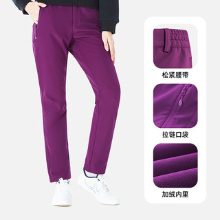 TECTOP 探拓 女子软壳裤 PW7610 胭红 XL