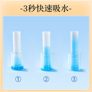 棉柔世家（FulCotton）一次性洗脸柔巾 家庭装悬挂抽取式加大加厚珍珠纹卸妆擦洗干湿巾 【便携装】20抽/包* 3包