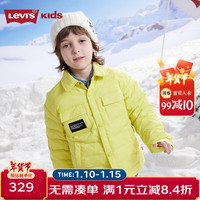 LEVI'S李维斯童装羽绒服男童2024冬季新款防寒外套