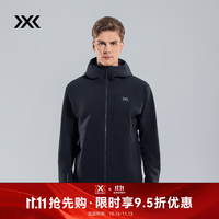 XBIONIC风盾SCHOELLER软壳外套连帽夹克男S3防风舒适24秋冬 24837 暗夜黑 2XL