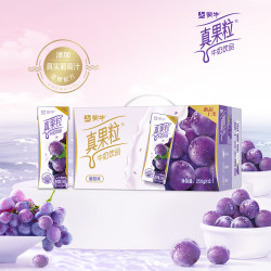 蒙牛 真果粒葡萄味牛奶饮品 250g×12盒