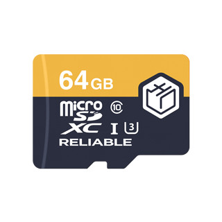 京东京造 64GB TF（MicroSD）存储卡U3 C10 A1 V30 4K 高速款行车记录仪&监控摄像头手机内存卡