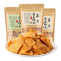 88VIP：卧龙食品 老灶锅巴组合装 2口味 400g*3袋（五香味400g*2袋+麻辣味400g）