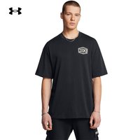 安德玛(UNDERARMOUR)Project Rock强森男子印花运动休闲短袖T恤1386911 001
