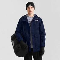 The North Face北面冲锋衣男款2022秋冬户外防风防水可配内胆夹克外套|81QW 蓝色/81QW-L4U 3XL