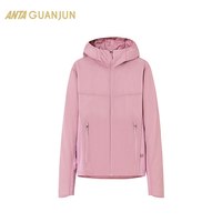安踏冠军户外 冬季防泼水梭织棉服外套女士保暖连帽上衣162410804