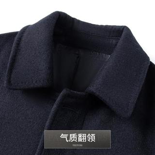 【羊毛大衣】24冬男士中长款羊毛呢大衣男式秋冬外套男保暖