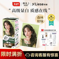 花王莉婕Liese泡沫染发剂 LAW25森林暗绿 植物泡泡染发膏男女士通用 森林暗绿—高级显白