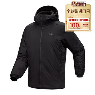 ARC'TERYX 始祖鸟 Atom Heavyweight 男连帽保暖棉服夹克外套上衣男 Blak XL