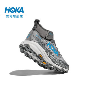 HOKA ONE ONE男女飞速羚羊 6 中低帮越野跑步鞋冬SPEEDGOAT 6 GTX 行星灰/宇宙灰-女（中帮） 38.5