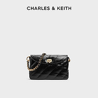 CHARLES & KEITH CHARLES&KEITH25春新款CK2-20671719通勤绗缝翻盖单肩腋下包女