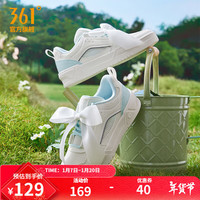 361°运动休闲女板鞋 学生气质滑板鞋 简约透气秋季新款运动鞋