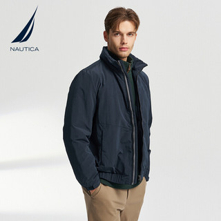 NAUTICA/诺帝卡男装24秋冬防泼水羊毛棉隐藏帽厚外套JO4307