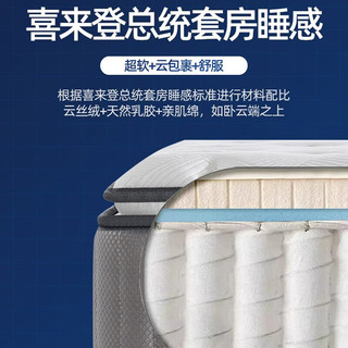 凯莱象酒店超软乳胶床垫家用独立袋装弹簧卧室家用加厚柔软 厚度30cm超软款1.5*2m
