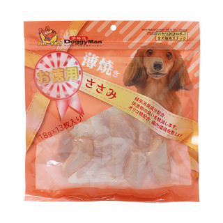 多格漫 日本多格漫犬零食汪汪薄烤鸡小胸鲣鱼柳泰迪比熊鸡肉干狗狗鸡胸肉