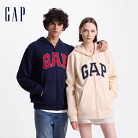 百亿补贴：Gap 男女装2024秋季新款撞色字母logo连帽卫衣宽松休闲上衣609115