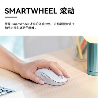 罗技（Logitech）优选系列M750无线蓝牙鼠标 无线静音鼠标Mac ipad鼠标办公双模无线鼠标 跨设备大小手可选男女通用 M750中小手-黑M（M650升级版）