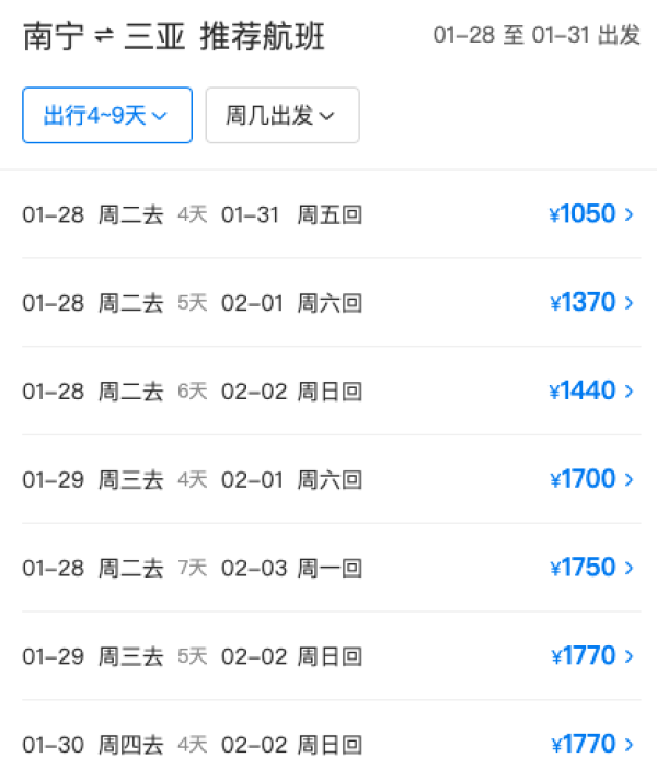 泰国机票降了!泼水节1.3k+!三亚或看涨?快!错峰单程299元+