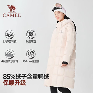 CAMEL【王俊凯同款】骆驼大被子长款羽绒服户外冬新款加厚面包服羽绒衣