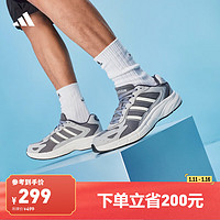 adidas ECLYPTIX 2000休闲复古y2k老爹鞋男子阿迪达斯轻运动 灰色/亮白/浅灰 42.5