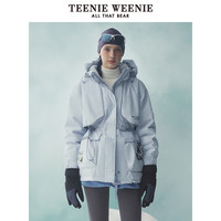 TeenieWeenie小熊女装2024冬季防水透湿舒适棉花糖派克羽绒服