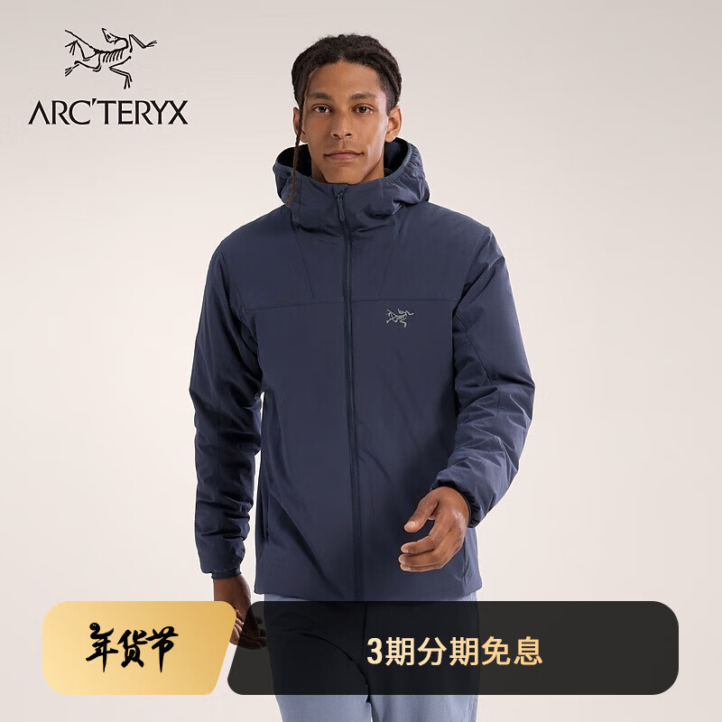 ARC'TERYX始祖鸟EPSILON INSULATED HOODY 防风男子保暖棉服BLACK