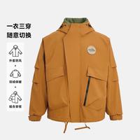 雪中飞 SNOWFLYING【冬日出行】一衣三穿设计羽绒服高品质防风保暖保暖外套连帽