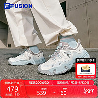 FILA FUSION斐乐潮牌女鞋KRIPTONITE机能潮鞋2024秋季休闲鞋 多雾灰/合金灰-VA 35.5