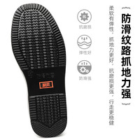 冬季老北京布鞋男中老年加绒加厚保暖老人一脚蹬工作防寒羊毛棉鞋