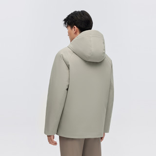 鹅绒 波司登奥莱男经典商务蓄热连帽防风保暖短款羽绒服