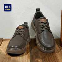海澜之家(HLA)男鞋春季时尚复古舒适工装鞋低帮耐磨男休闲皮鞋 41