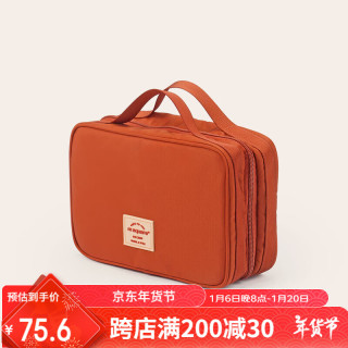 m square旅行洗漱包出差大容量便携化妆包旅行收纳包 墙红色【洗漱包】