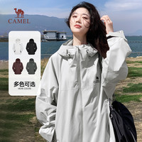 CAMEL骆驼女装单冲锋衣2025春秋款外套女户外旅行川西防风防水登山服男