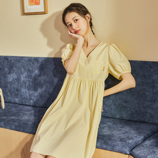 唐狮女装黑色连衣裙女短款V领茶歇裙减龄时尚裙子女春秋