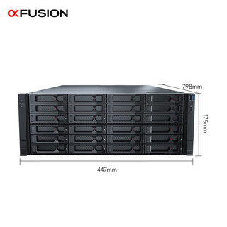 超聚变5288V7【机架式服务器】 NAS存储 2颗金牌5420+(2.0G/56C)64G丨2块480G+8块4T 丨RAID5丨双电