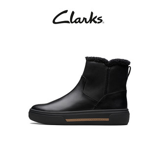 Clarks Hollyhock Lane秋冬新品女靴保暖加绒厚底雪地靴女