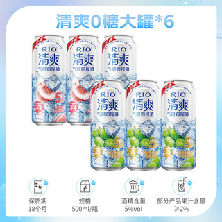 锐澳（RIO）预调酒 鸡尾酒 果酒5度0糖系列 大罐  年货送礼