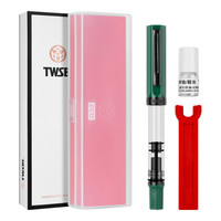 三文堂 TWSBI ECO墨绿黑钛版活塞吸墨式钢笔透明笔杆大容量储墨