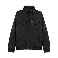 TOMMY HILFIGER 香港直邮Tommy Hilfiger男士外套胸前双口袋日常158AP775-BLACK-S