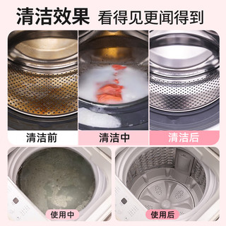 老管家 洗衣机清洗剂花香滚筒波轮全自动洗衣机清洁抑菌除垢剂清洁375g 2盒【实惠装】