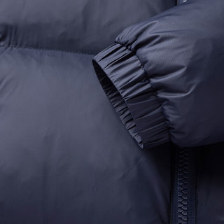 罗蒙（ROMON）短款连帽羽绒服男2024冬季新款时尚休闲防寒保暖面包服外套