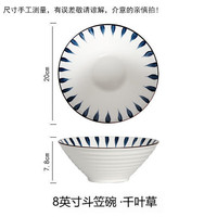 甄臻 plus专享：创意色彩沙拉碗汤碗大碗面碗 8英寸2个
