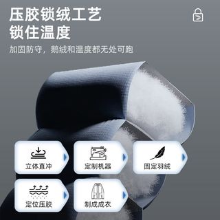 SHANSHAN【石墨烯发热】杉杉保暖羽绒服男士2024冬季商务保暖鹅绒外套男款