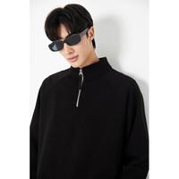 秋季【半开领】拉链POLO领男款户外时尚休闲运动卫衣男