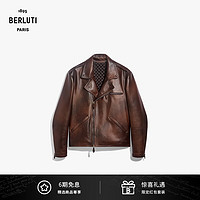 Berluti Perfecto 男式皮衣夹克外套 A44