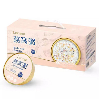 Lecmor 牛奶燕麦燕窝粥252克*6碗*2盒速食粥早餐粥即食滋补品