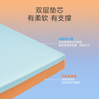 京东京造橘子海记忆棉床垫零压慢回弹A类家用软垫可折叠榻榻米90x200x5cm 5cm厚