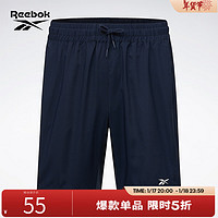 Reebok锐步官方男子SHORTS经典LOGO透气舒适百搭休闲运动短裤 GB4937