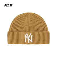 美职棒MLB男女帽子保暖针织毛线帽32CPB2011 纽约洋基/芥末色/大标 F