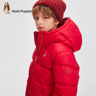 暇步士（Hush Puppies）【新年系列】童装儿童男女童2024冬季新款保暖舒适喜庆吉祥羽绒服   【充绒量118g】